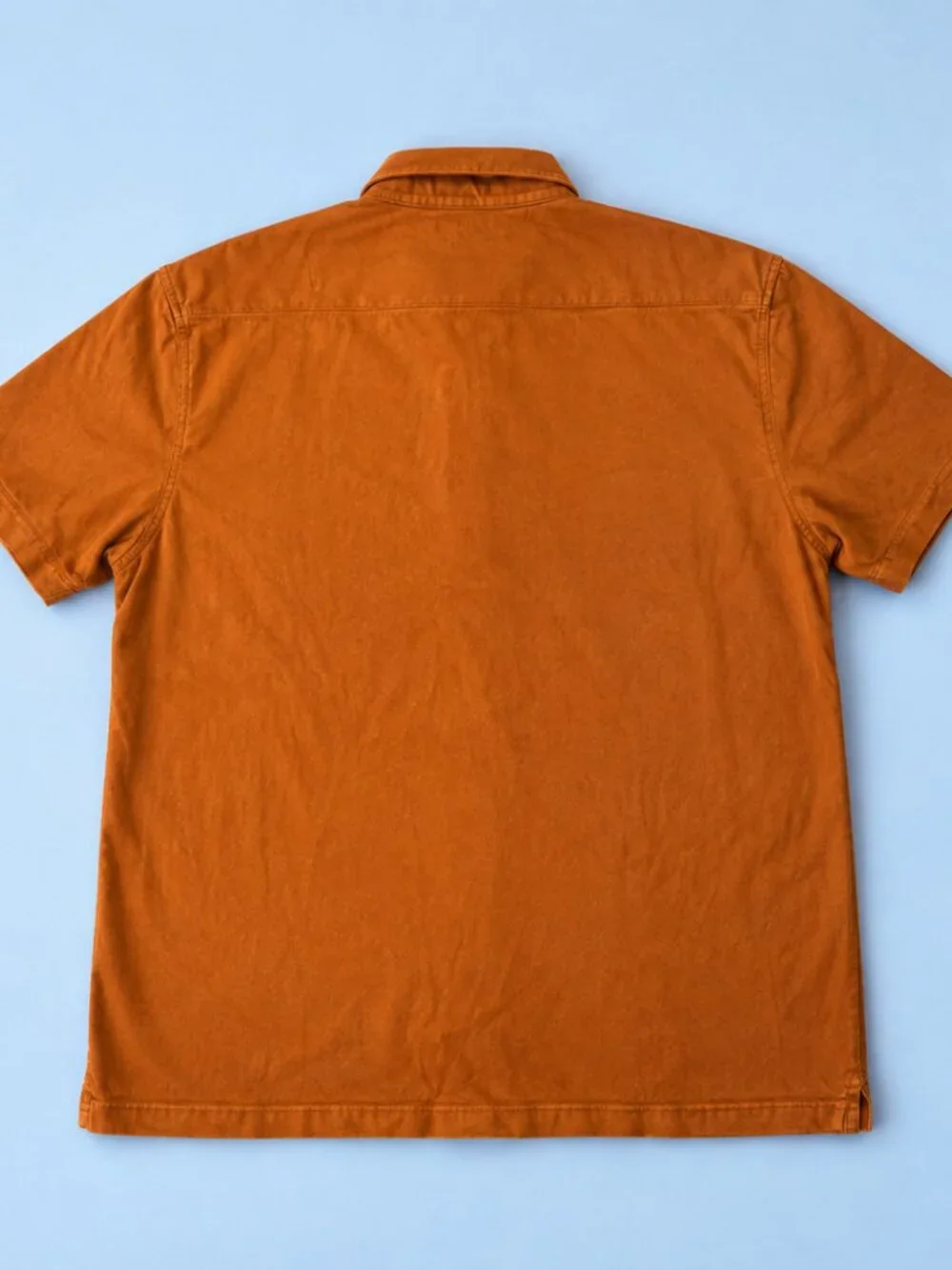 Banana Republic Men’s Medium Brown Slim Fit Short Sleeve Button-Up Shirt